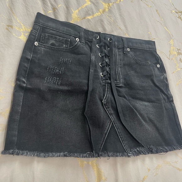 Forever 21 Denim Mini Skirt - Picture 3 of 8